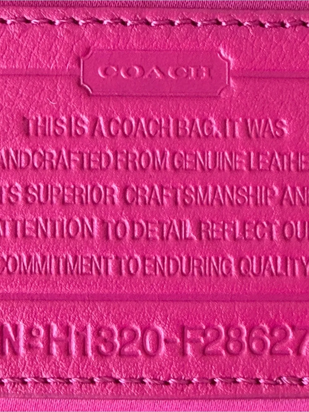 Coach Taylor Leather Satchel Shoulder Bag Crossbody Fuchsia Pink - Style F28627